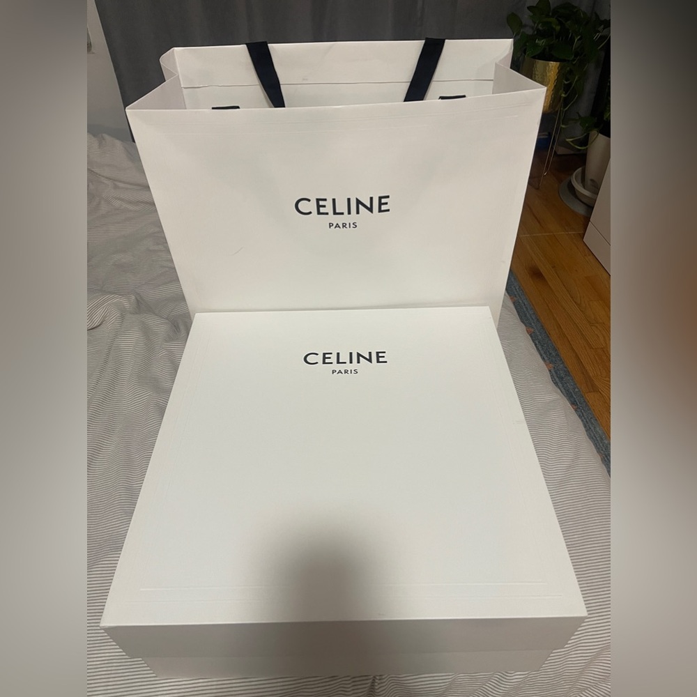 Celine Paris huge box with shopping bag